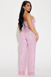 Lets Sparkle On Sequin Jumpsuit